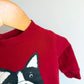 Dude Dog Red Sweater / 3-6m