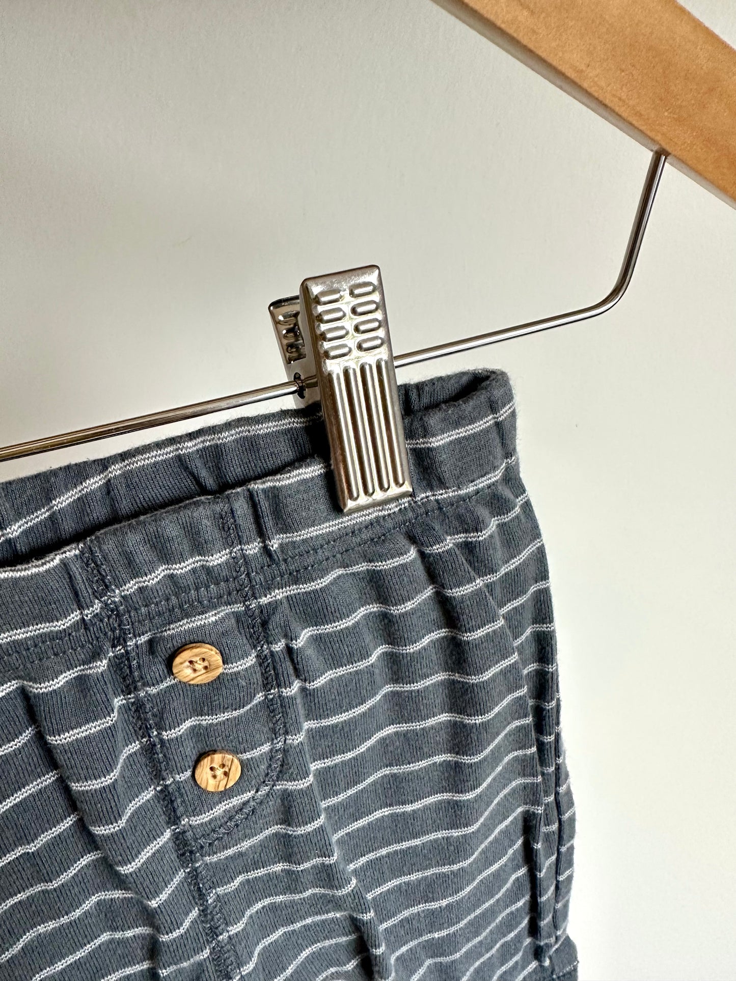 Grey Striped Pants / 3m