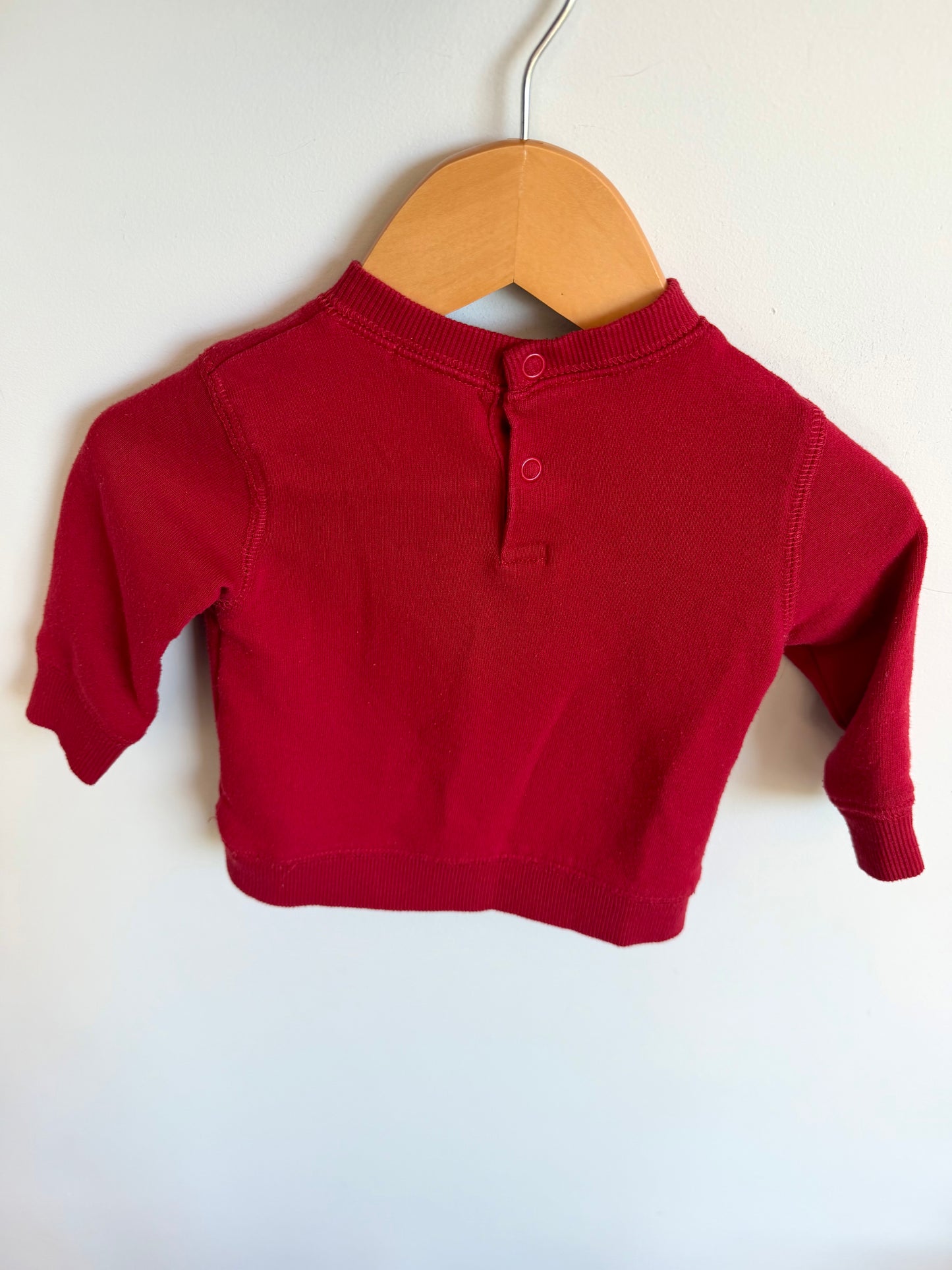 Dude Dog Red Sweater / 3-6m