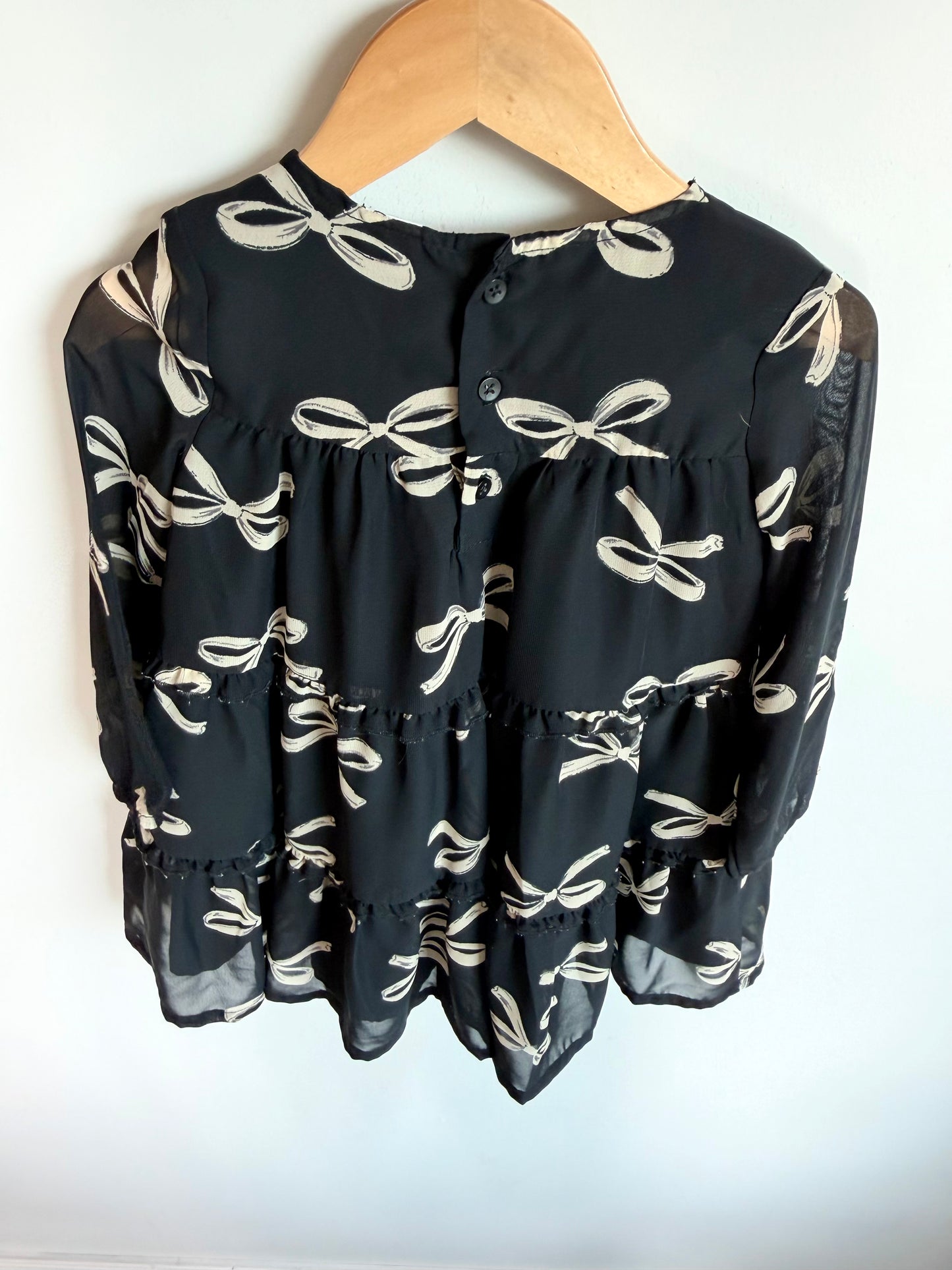Bow Dark Dress / 2T