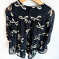 Bow Dark Dress / 2T