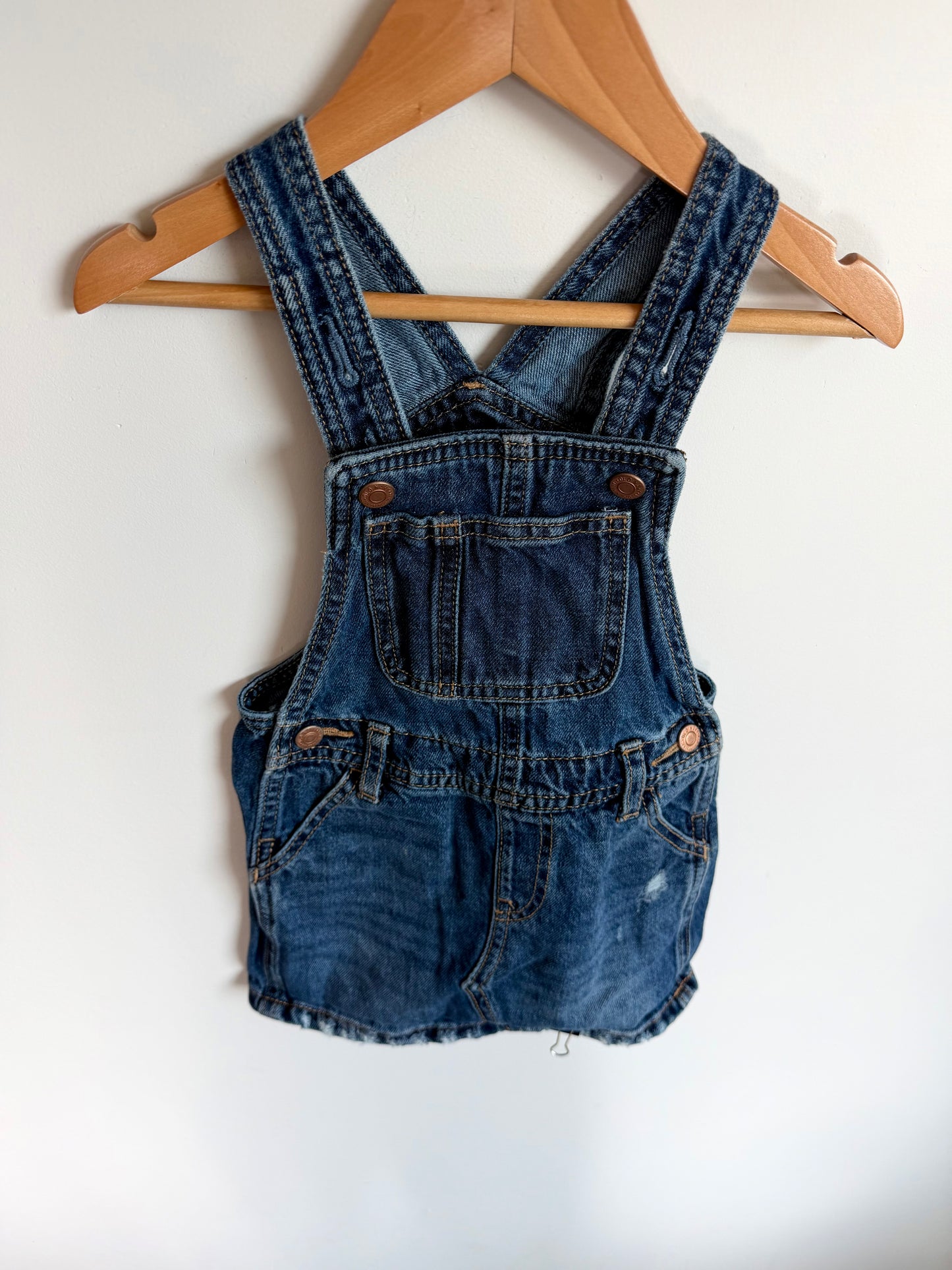 Denim Overall Dress / 2T