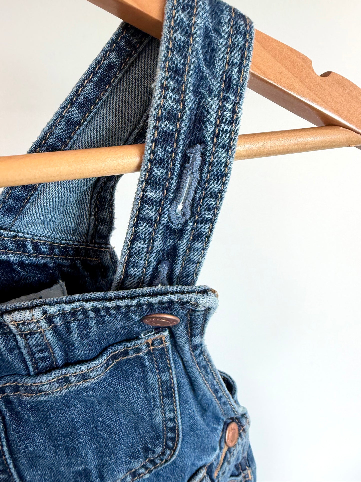 Denim Overall Dress / 2T