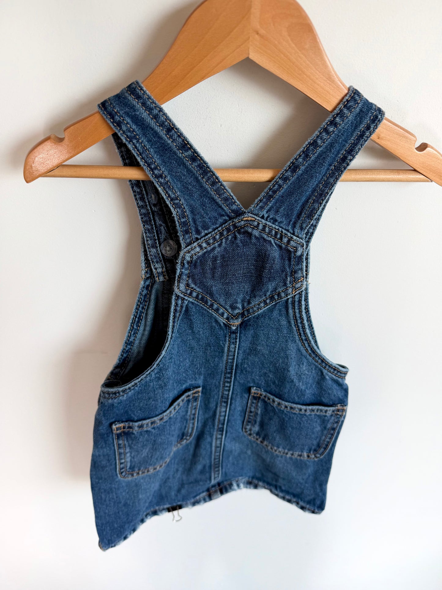 Denim Overall Dress / 2T