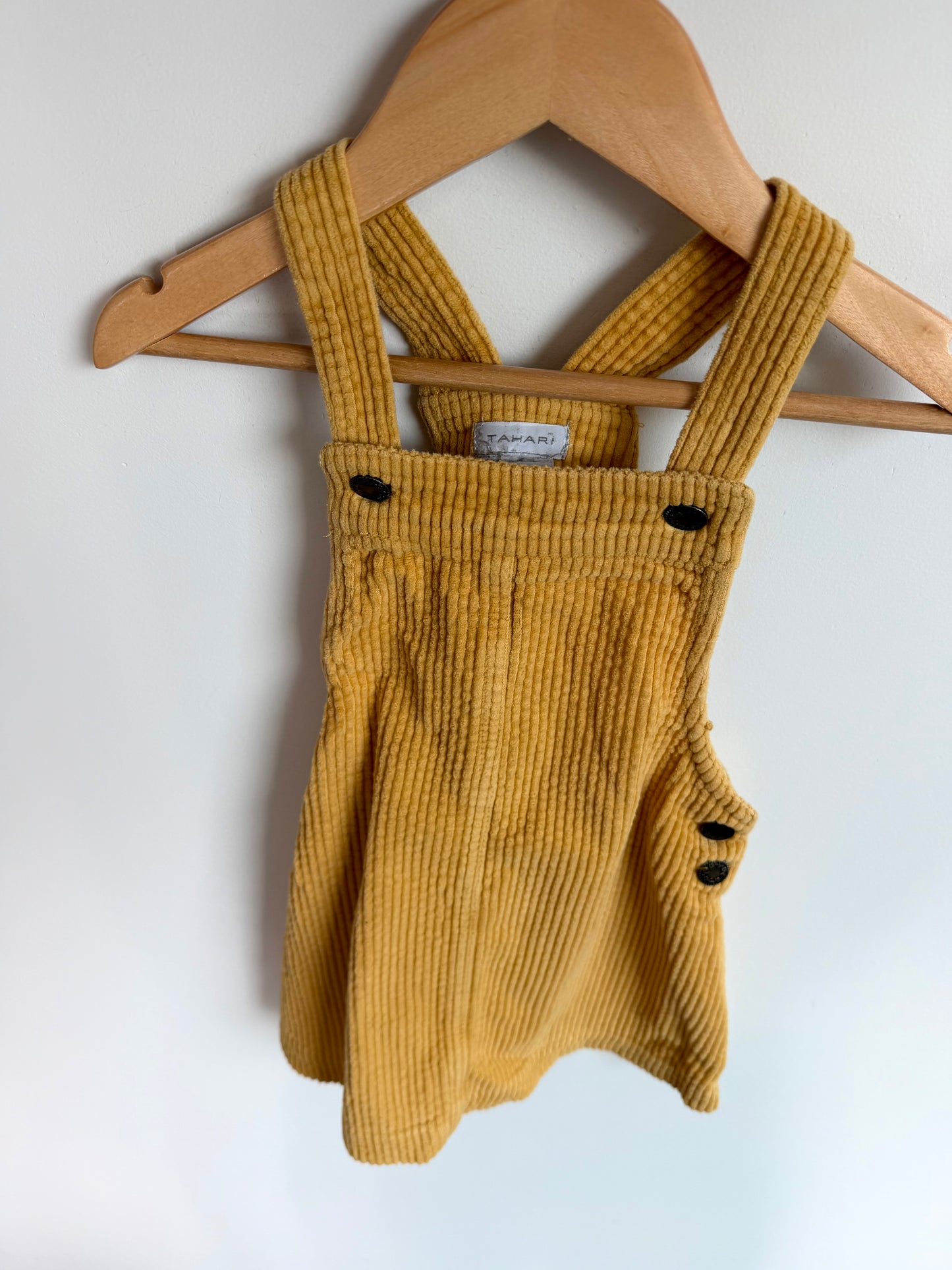 Mustard Overall Dress / 2T