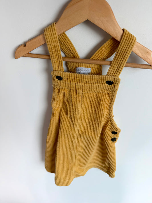 Mustard Overall Dress / 2T