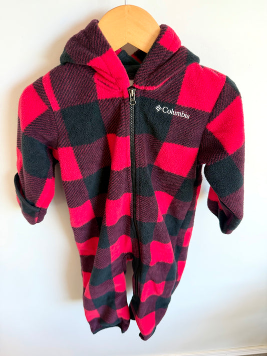 Columbia Checkered Bunting Suit / 12-18m