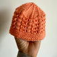 Two Knit Beanies / 0-3m
