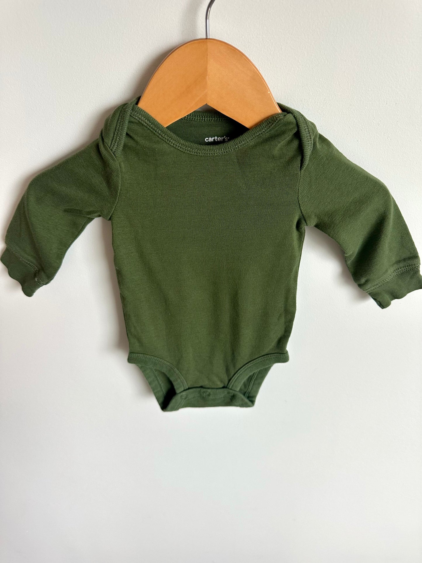 Set of 4 Long-sleeve Bodysuits / 3m