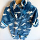 Hatley Dinosaur Blue Bunting Suit / 12-18m
