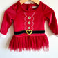 Santa Top with Tulle Skirt / 6-12m