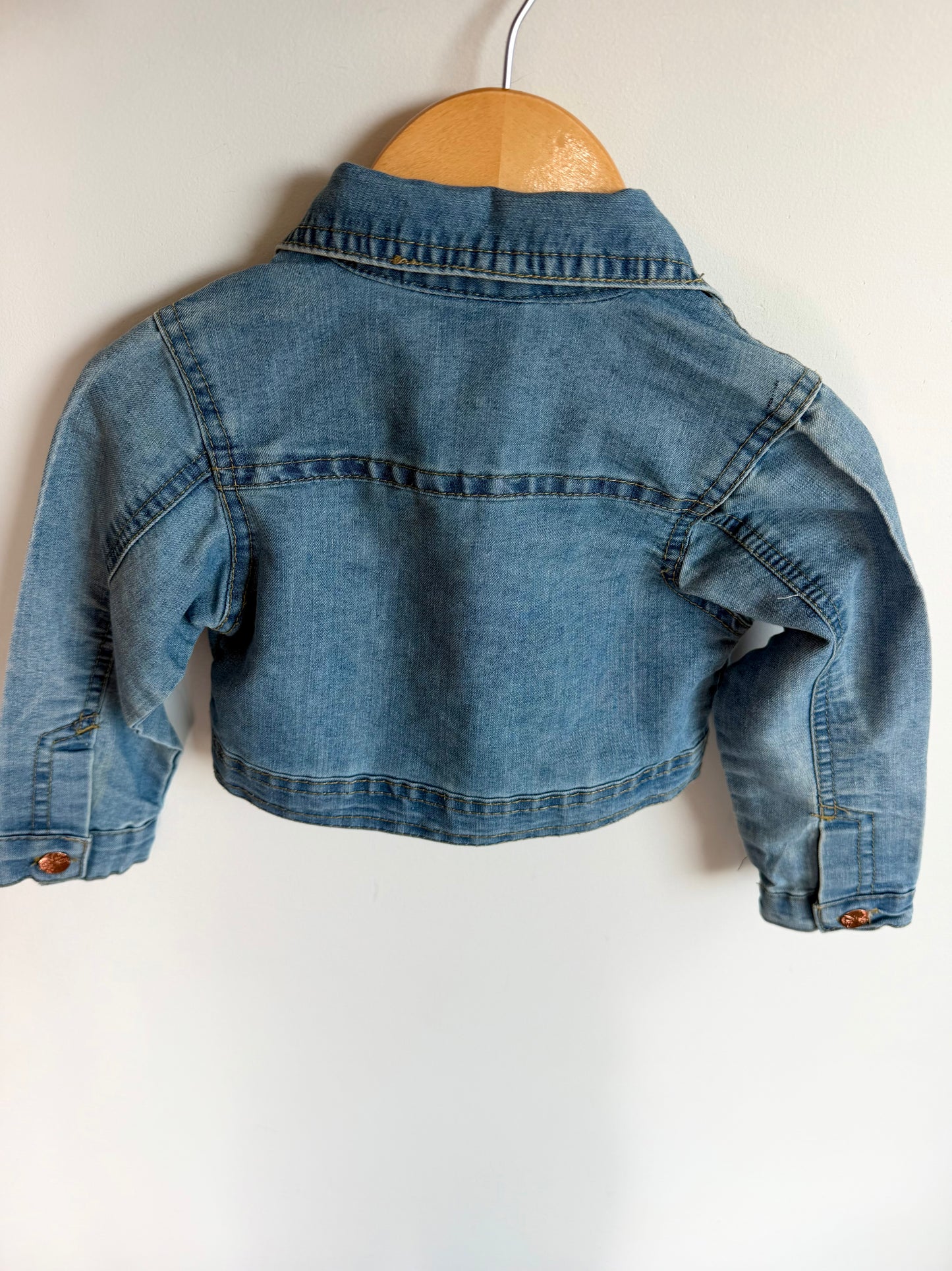 Butterfly Button Jean Jacket / 24m