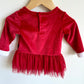 Santa Top with Tulle Skirt / 6-12m