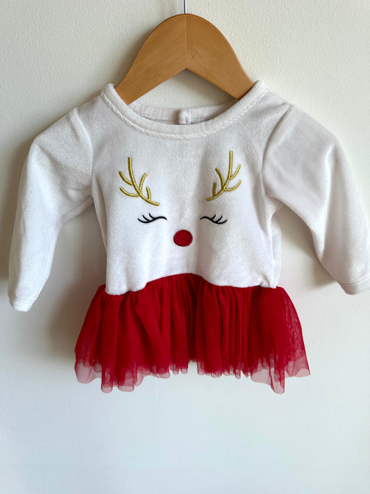 Rudolf Top with Tulle Skirt / 6-12m