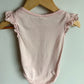 Pink Eyelet Sleeve Bodysuit / 12-18m