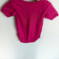 Organic GOTS Fuschia Bodysuit / 12-18m