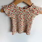Orange Flower Top / 24m