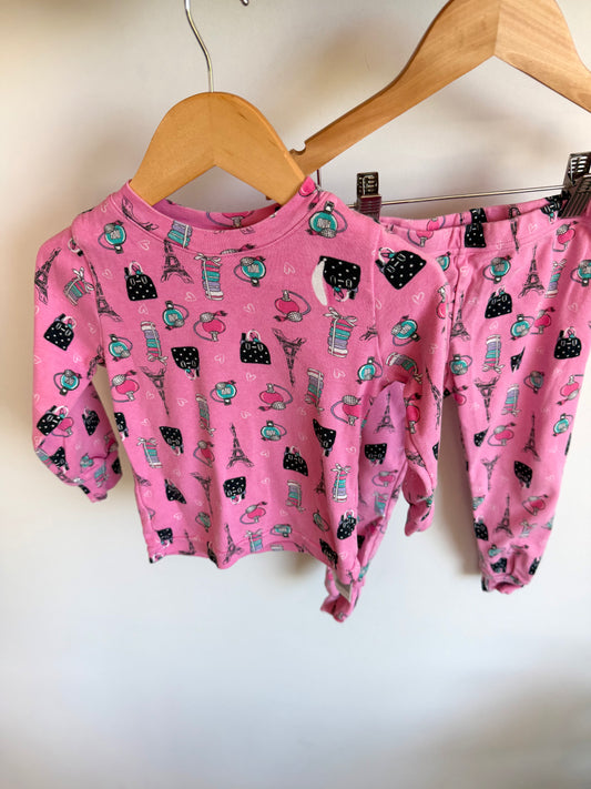 Paris Pink PJ Set / 3T