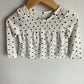 White Polka Dot Top / 18-24m