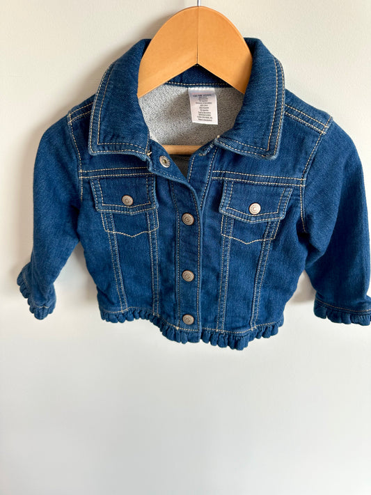Gymboree Jean Ruffle Jacket / 12-18m
