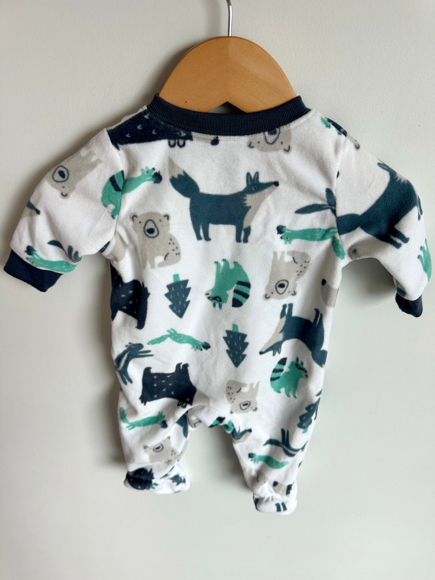 Fleece Woodlands Sleeper / 3m