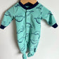 Fleece Green Dino Sleeper / 3m
