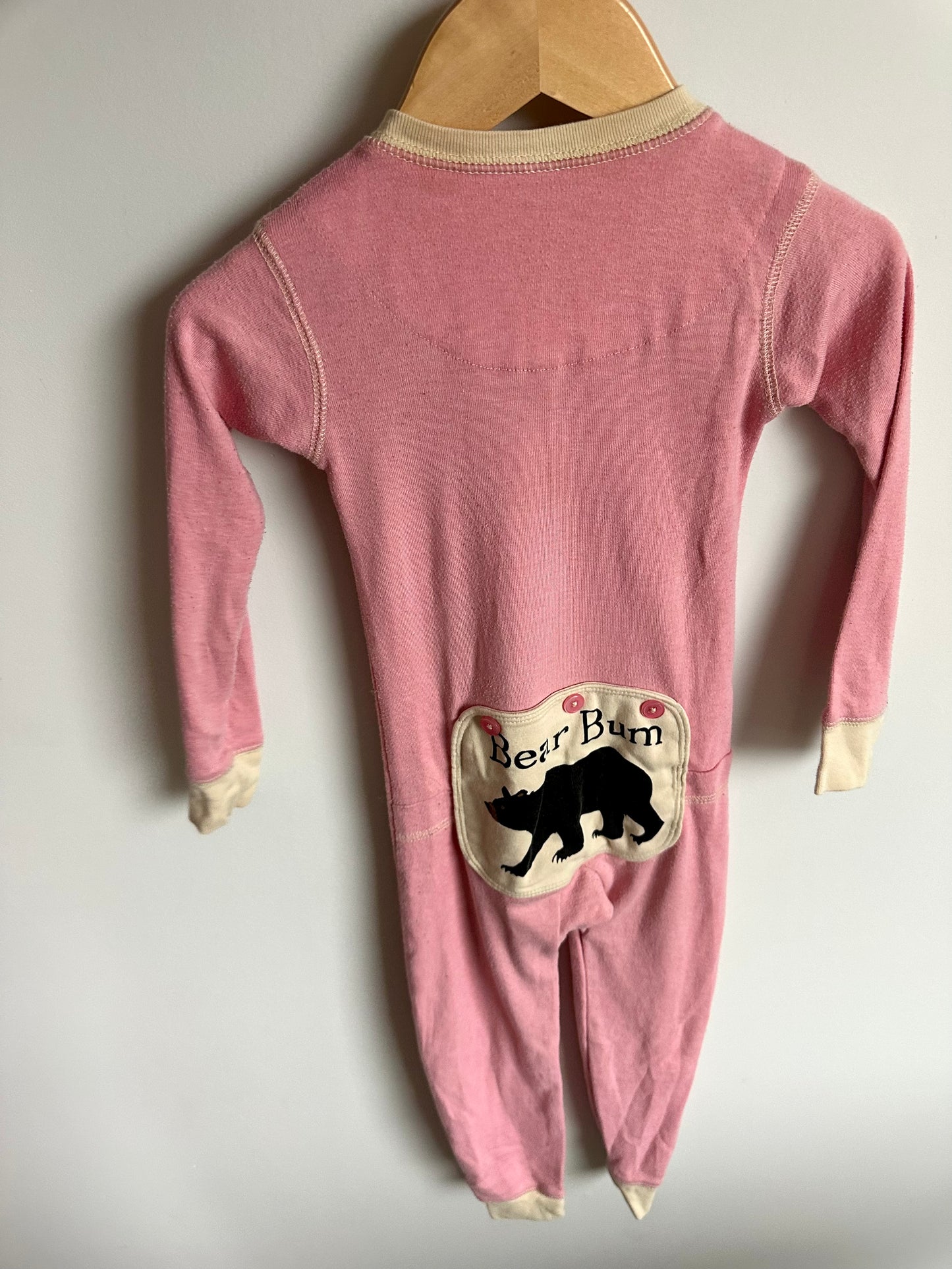 Pink Bear Bum Sleeper / 2T