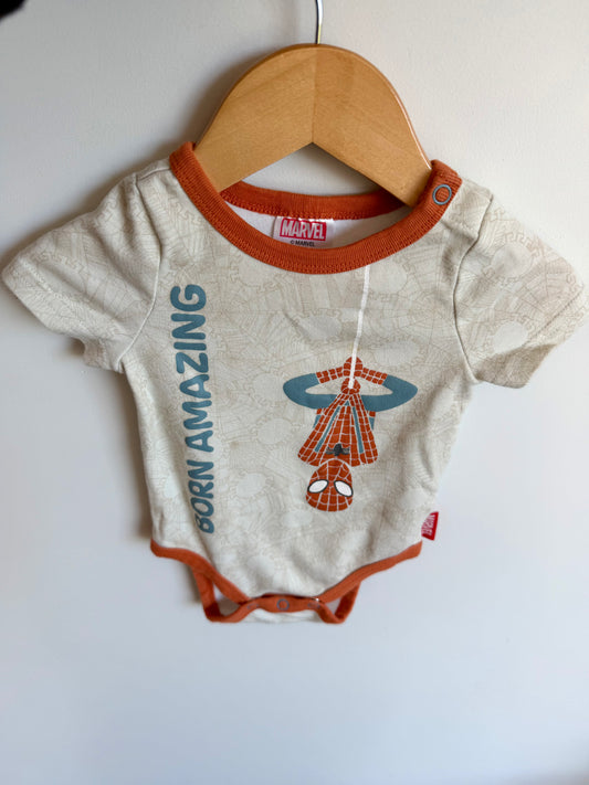 Spider Man Bodysuit / 9-12m