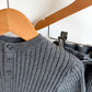 H&M Grey Ribbed Top + Pants Set / 12-18m