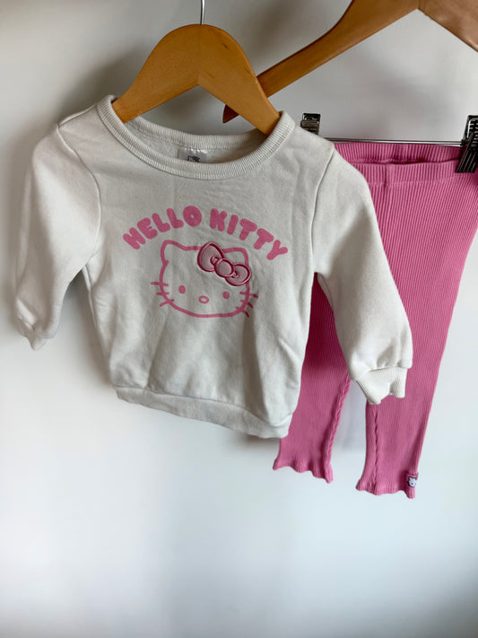 Hello Kitty Sweater + Pants Set (PLAY) / 24m (No Shipping)