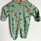 Green Dino Snap Sleeper / 0-3m