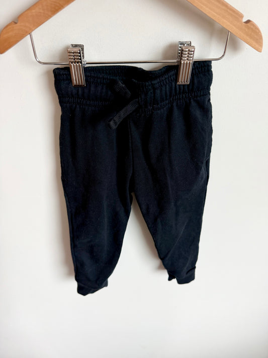 Tapered Black Sweatpants / 2T