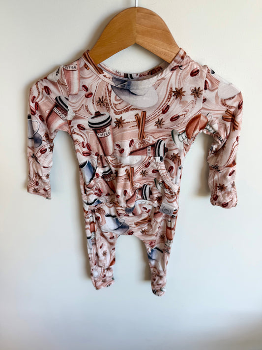 Coffee Bamboo Jumpsuit / 0-6m