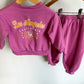 Los Angeles Pink Sweatsuit Set / 18m