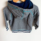 Hatley Stripe Trim Hoodie / 2T