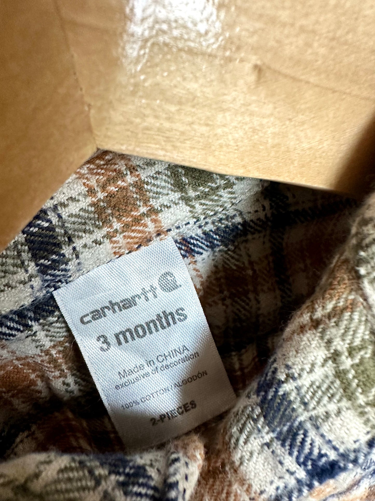 Carhartt Brown Button Up / 3m