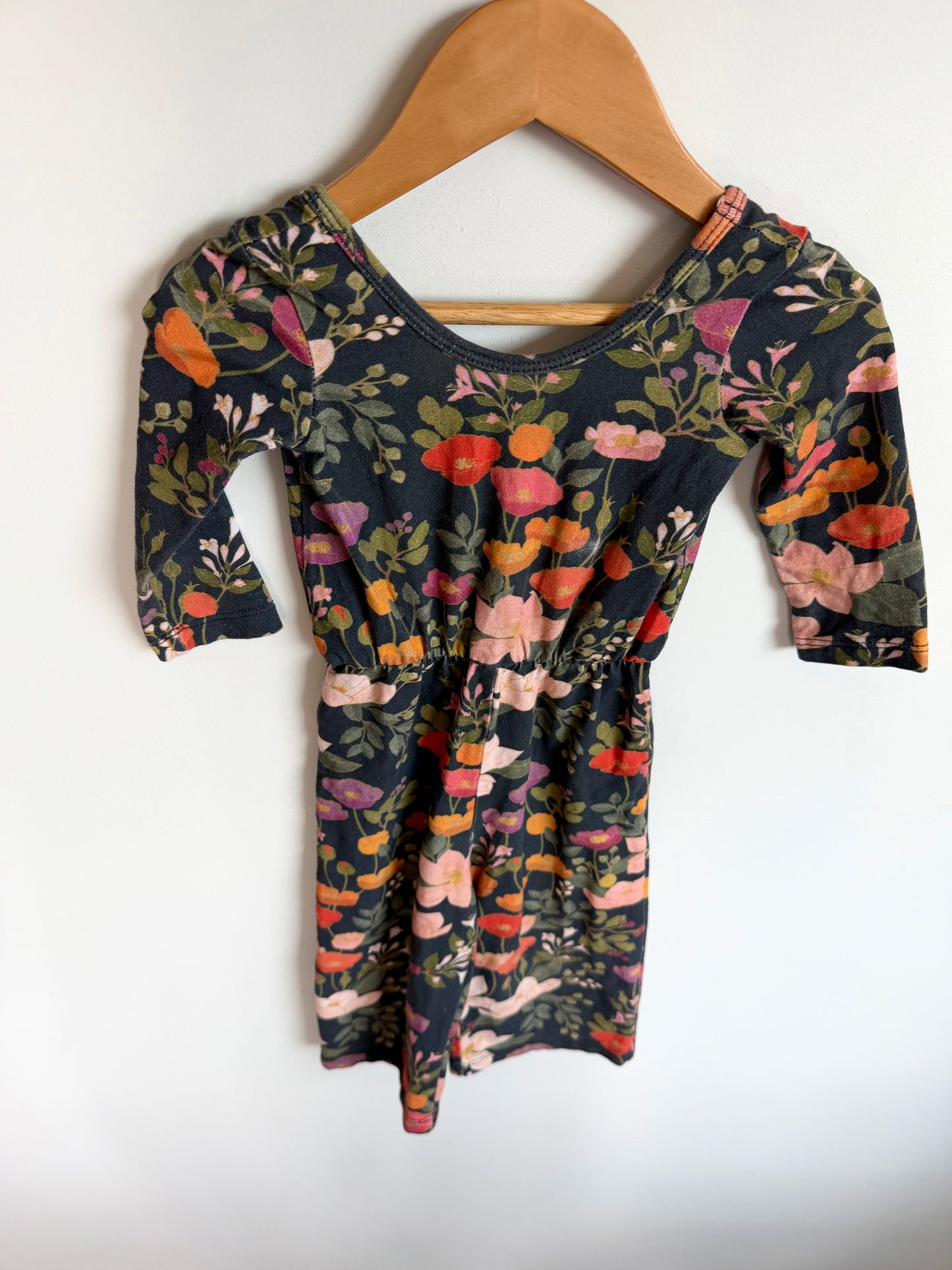 Floral Dark Jumpsuit / 3T