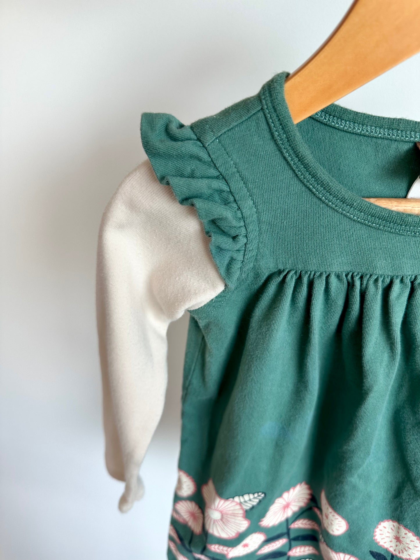 Tea Collection Floral Long Sleeve Dress / 2T
