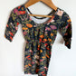 Floral Dark Jumpsuit / 3T