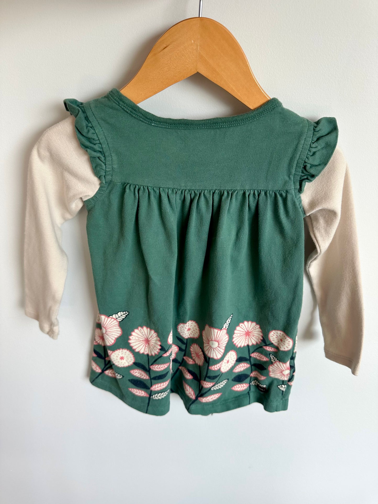 Tea Collection Floral Long Sleeve Dress / 2T