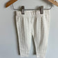 White Quilted Heart Leggings / 2T