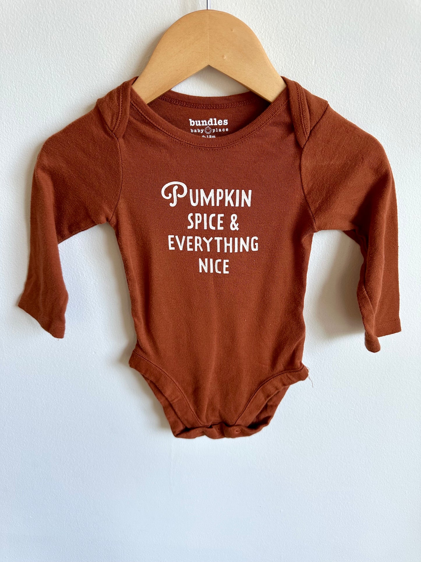 Checkered, Pumpkin Spice Bodysuit (2) / 9-12m