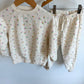 Zara Cream Floral Sweater + Pants Set (PLAY) / 4T