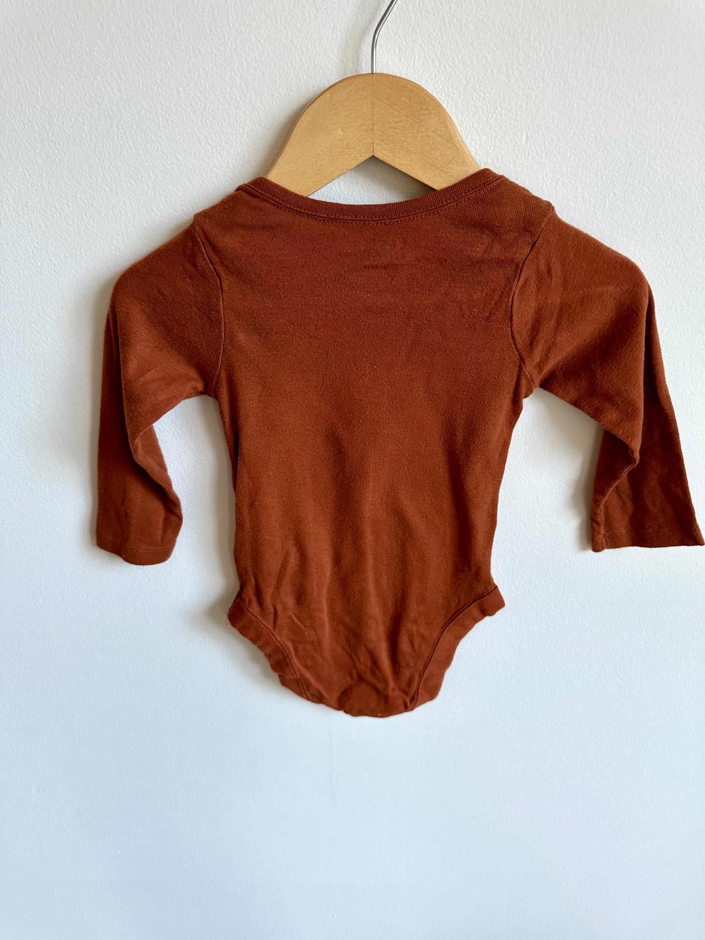 Checkered, Pumpkin Spice Bodysuit (2) / 9-12m