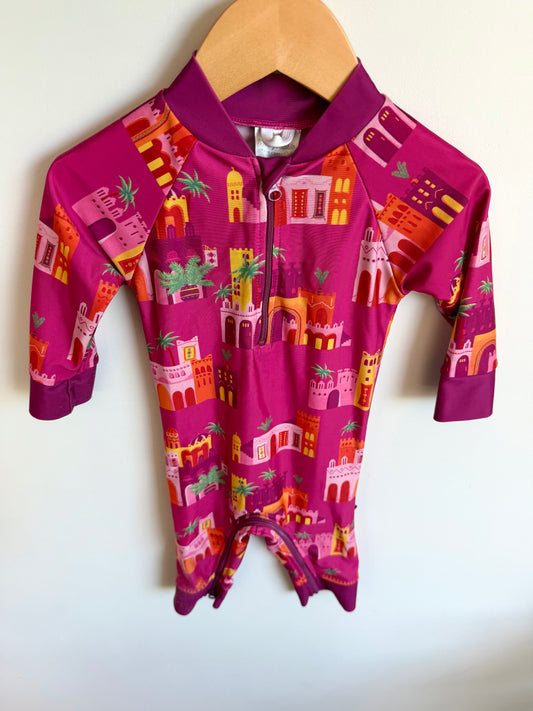 Honeysuckle Building Swimsuit / 12-18m