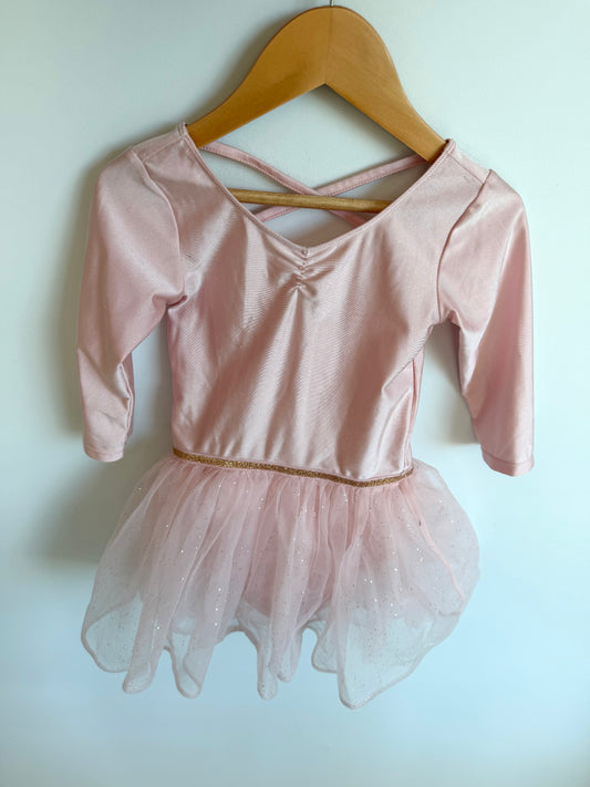 Ballet Pink Leotard with Tutu / 2-4T?