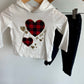 Hooded Heart Long Sleeve with Jeggings / 12m