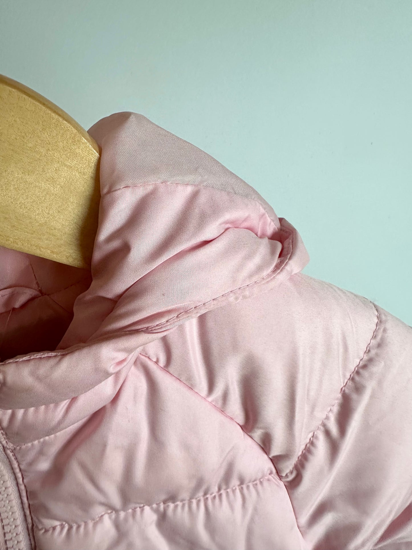 Pink Puffer Hood Jacket (PLAY) / 18-24m