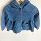 Denim Like Hood Coat / 18m