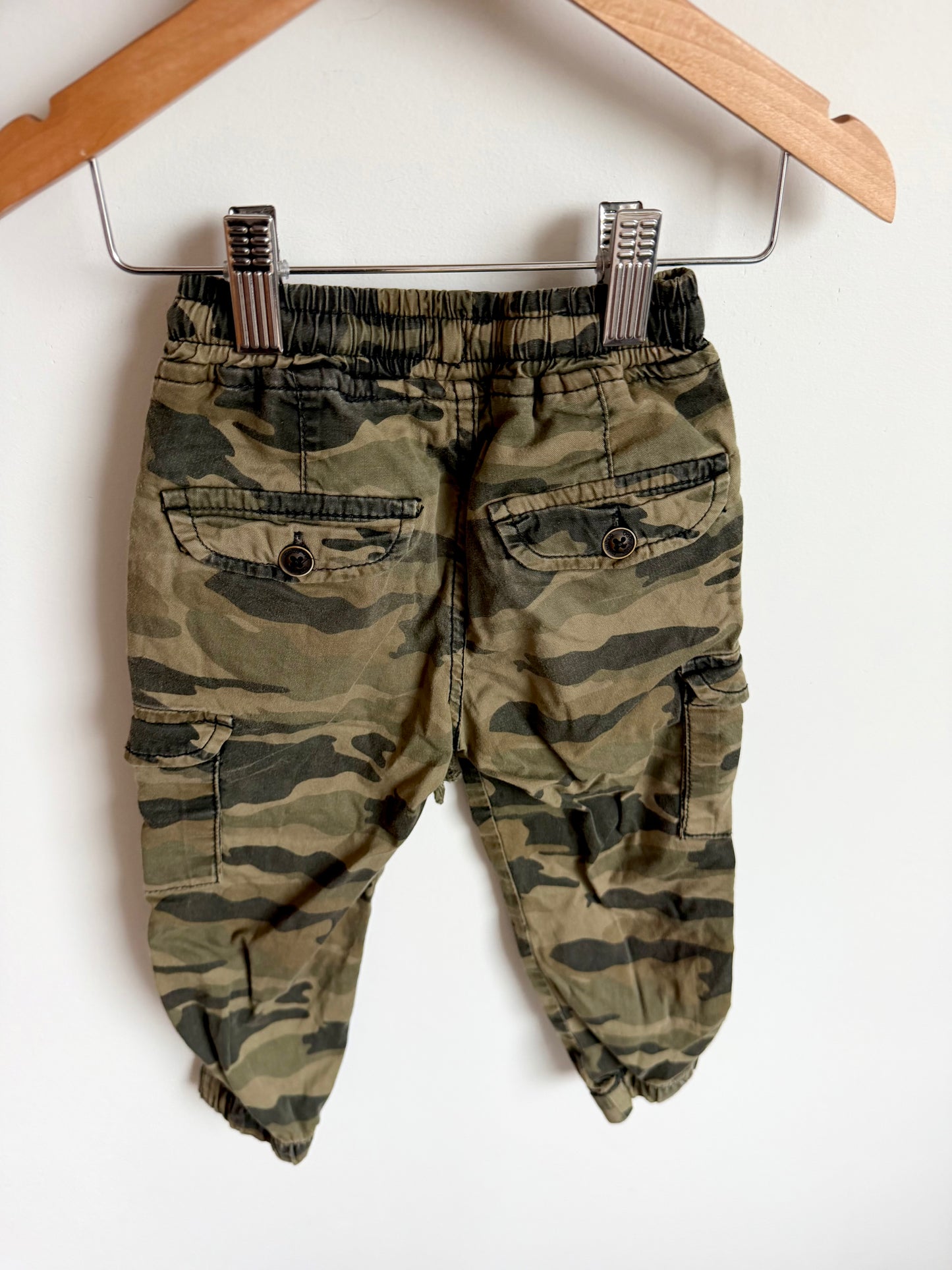 Camo Cargo Drawstring Pants / 2-3T